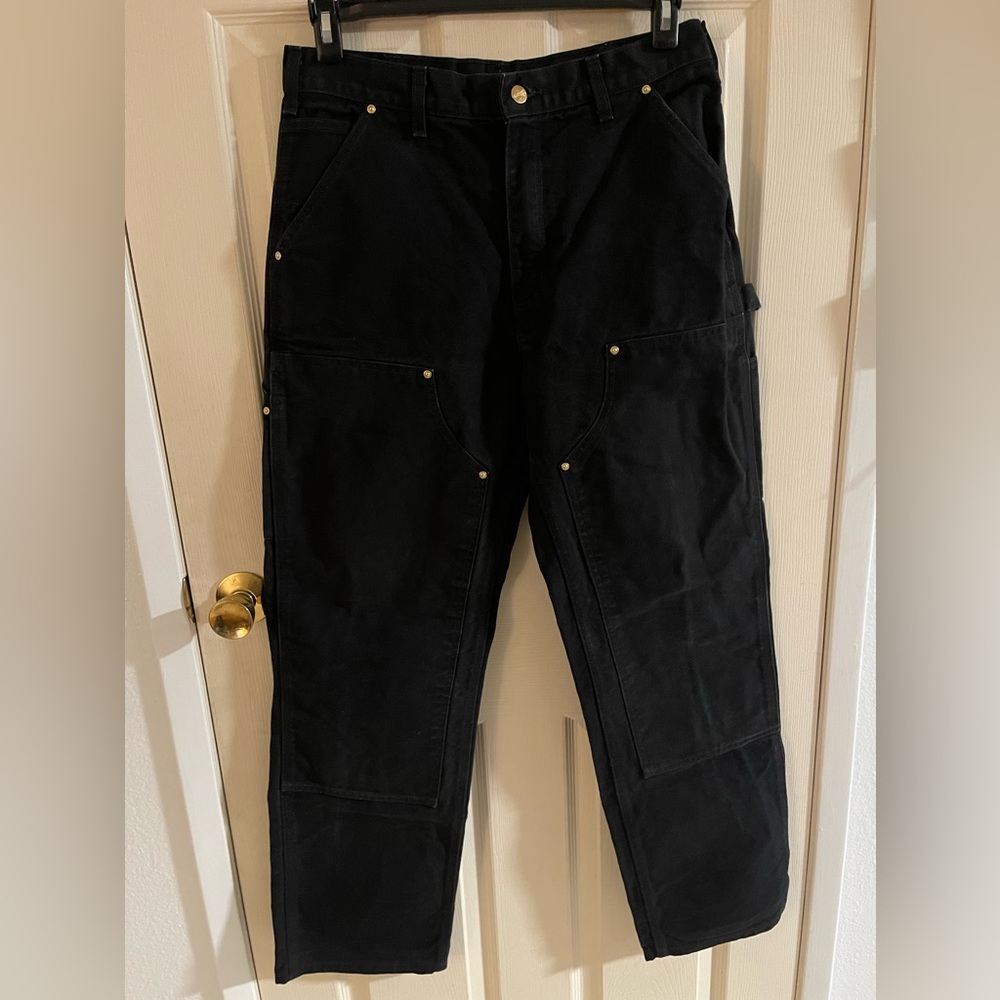 Carhartt B01 BLK Double Knee Layer Pants Men’s  33x32